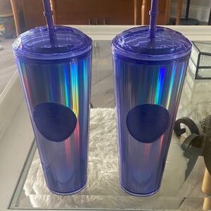 Starbucks Iridescent Purple Tumblers